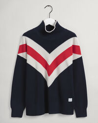 Graphic Rollkragenpullover
