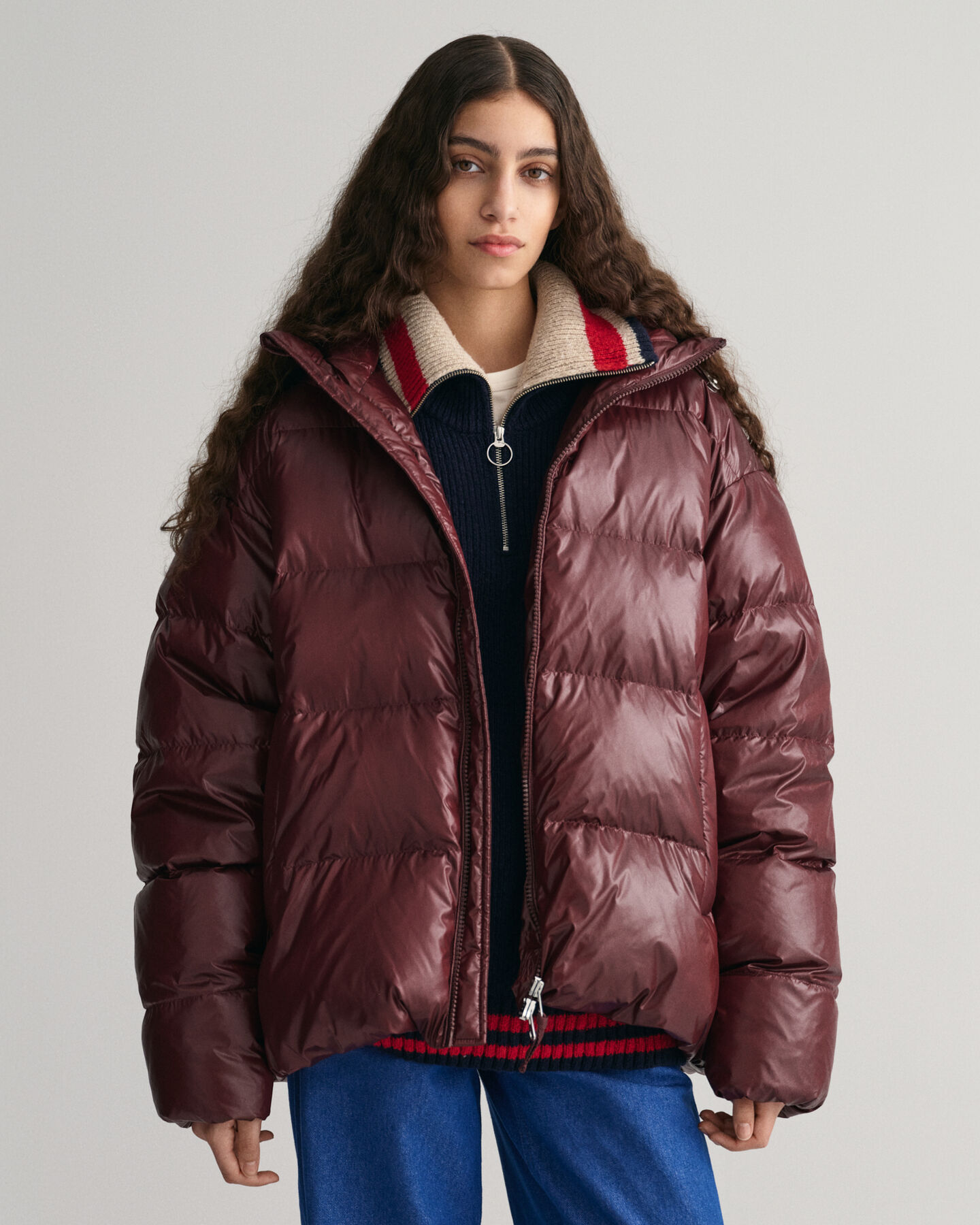 Shiny Puffer Daunenjacke