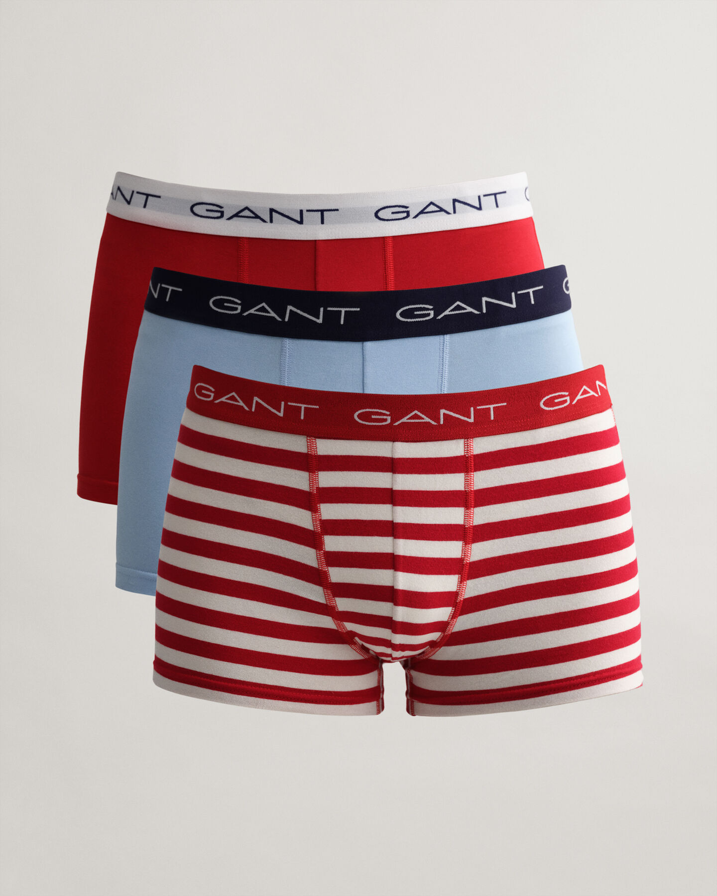 3er-Pack Garngefärbte Boxershorts mit Streifen