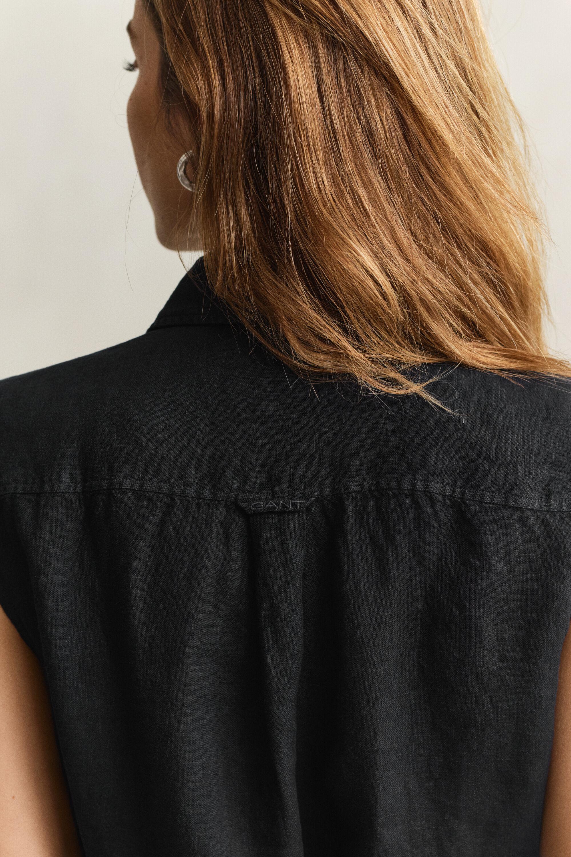 Ärmelloses Leinenkleid