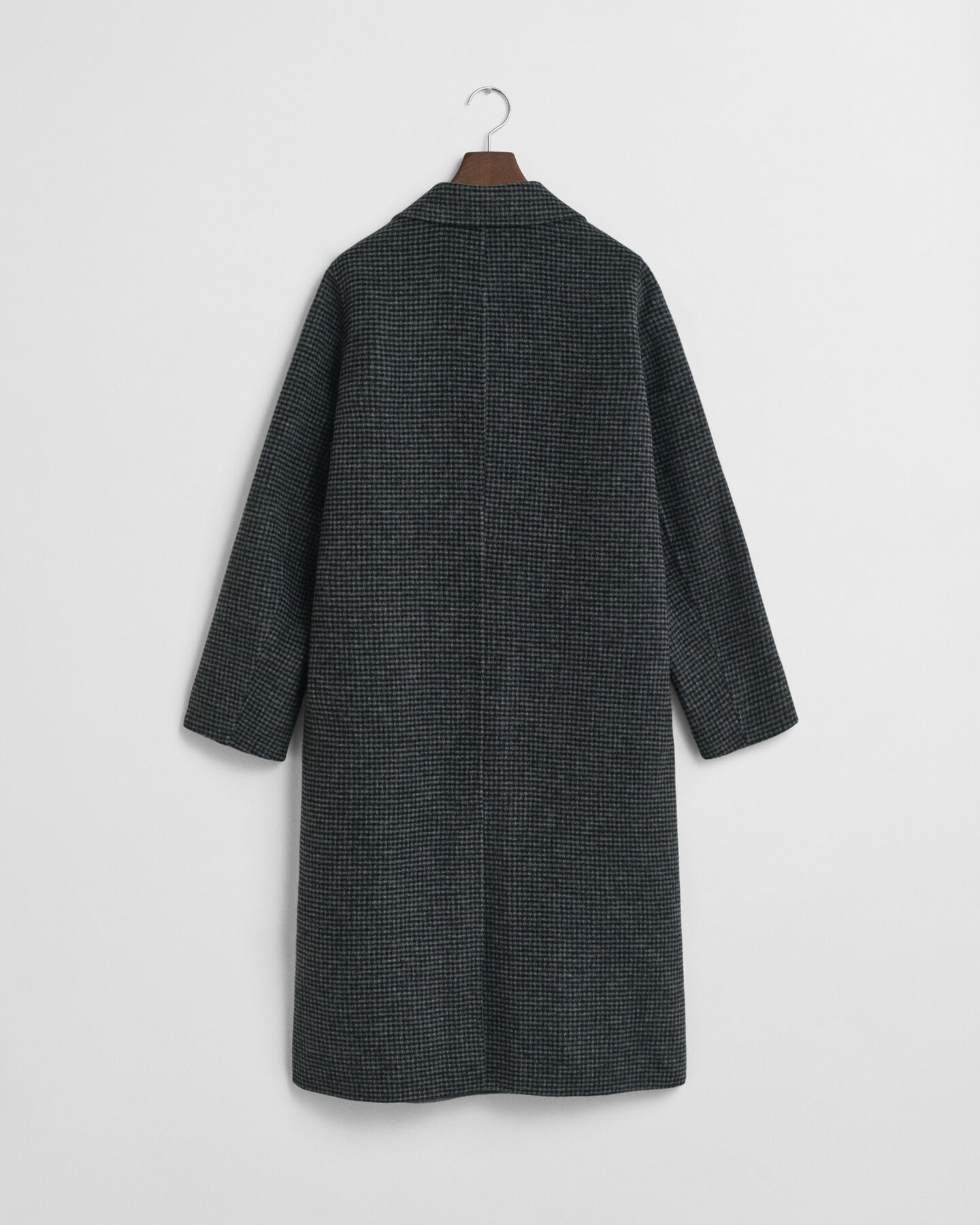 Handgenähter Mantel mit Karomuster