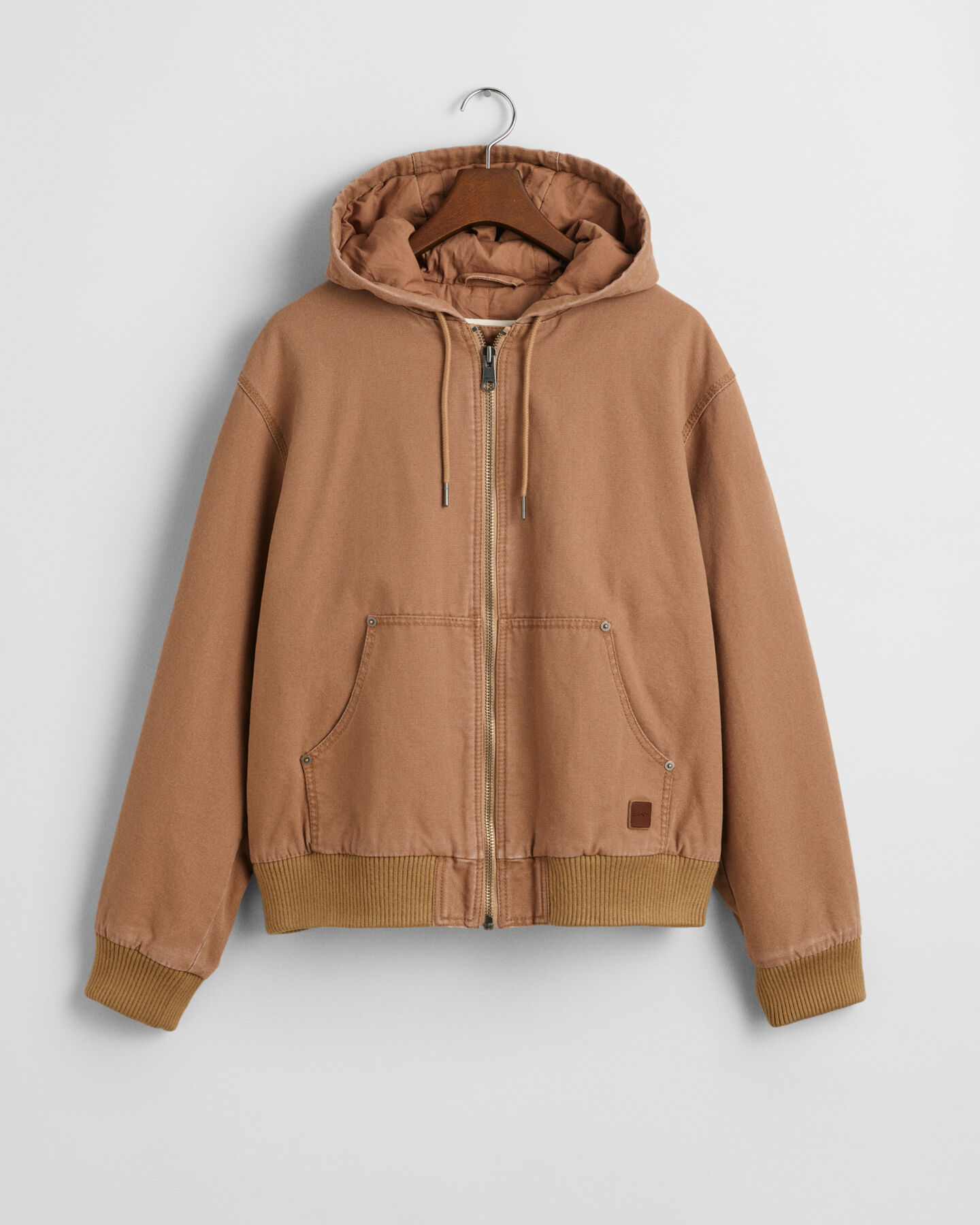 Hooded Canvas Jacke