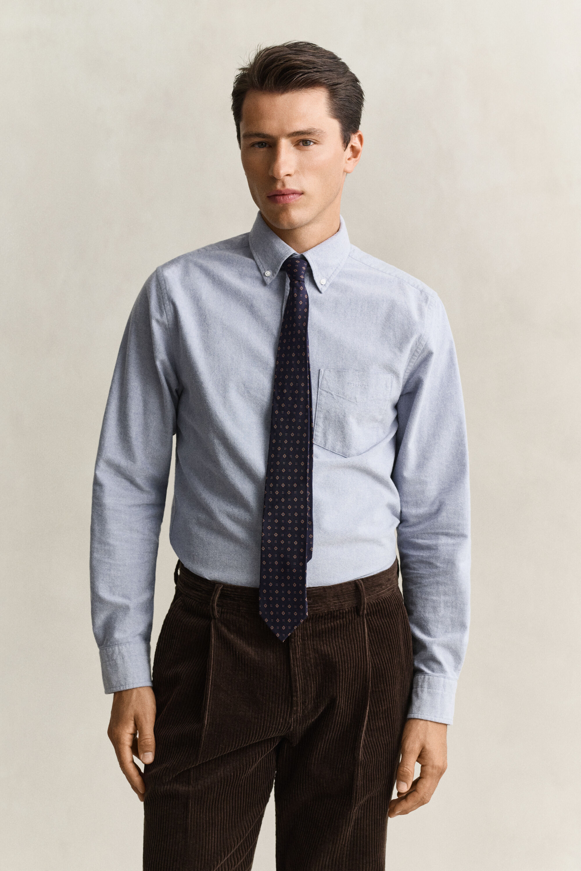Camicia Oxford spazzolata
