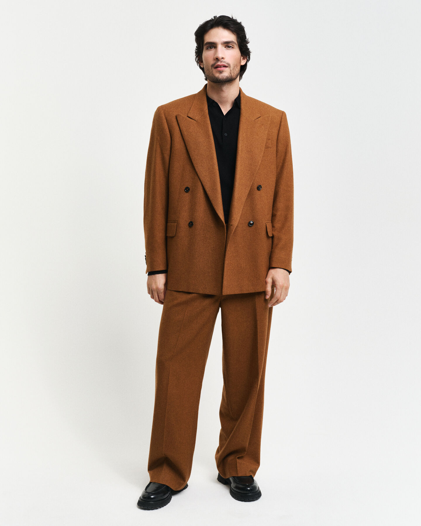 Polopullover aus extrafeiner Merinowolle