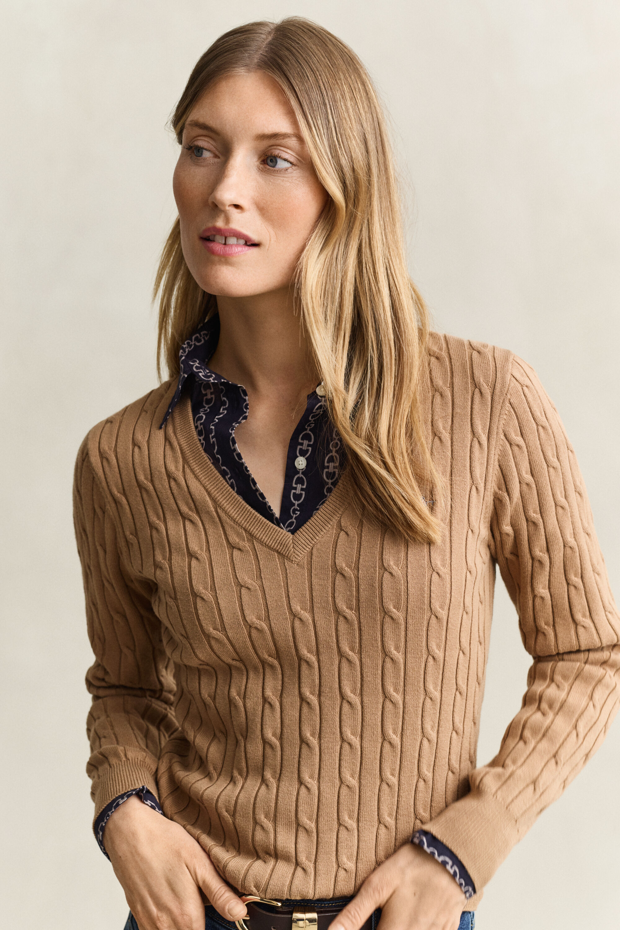 Classic Cable Knit Sweater