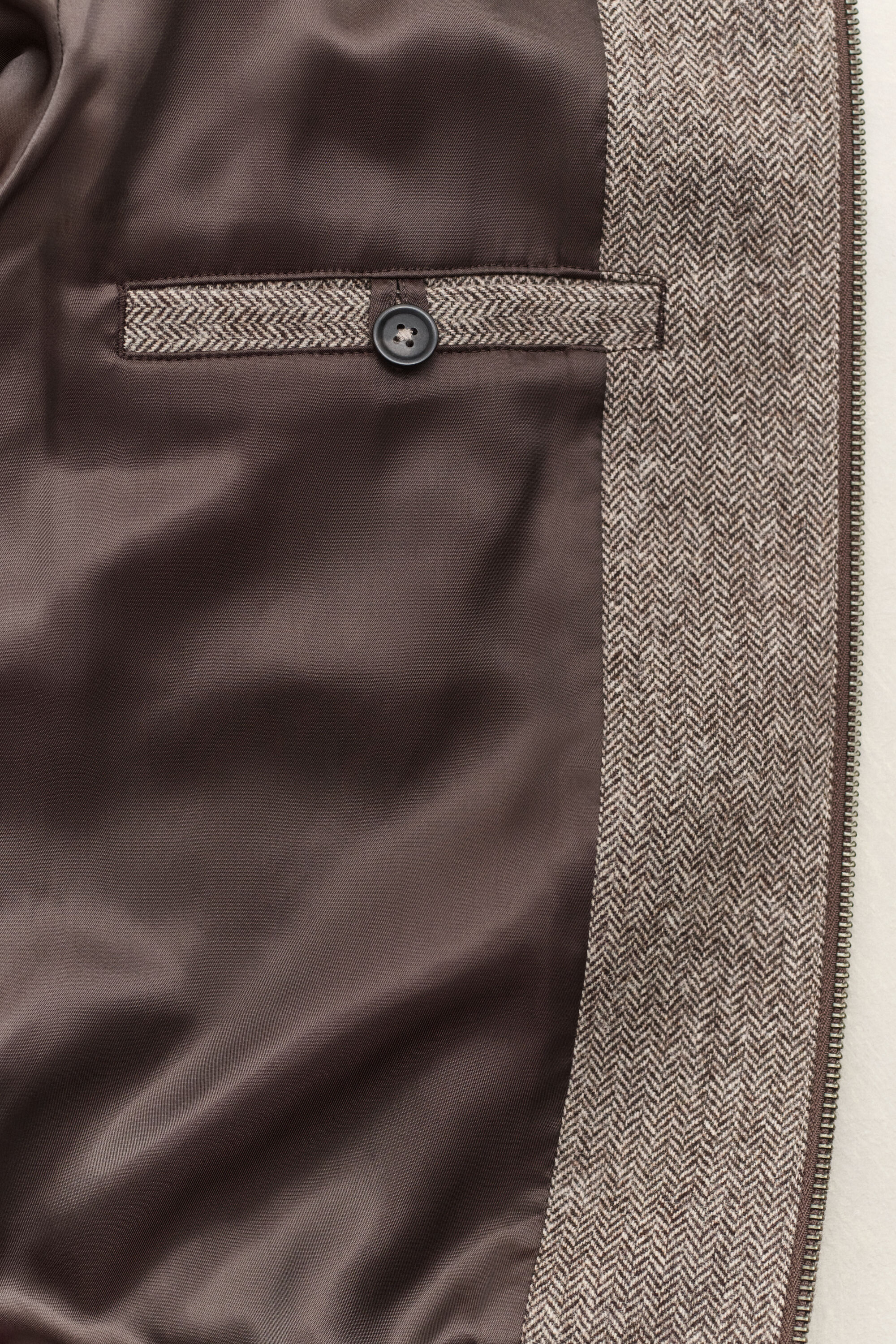 Wool Blend Windcheater Jacket