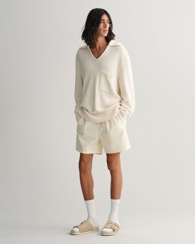 Relaxed Fit Shorts mit Bundfalten