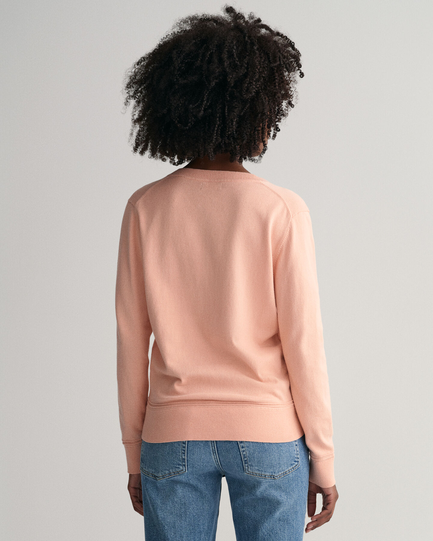 Leichter V-Neck Pullover aus Baumwolle