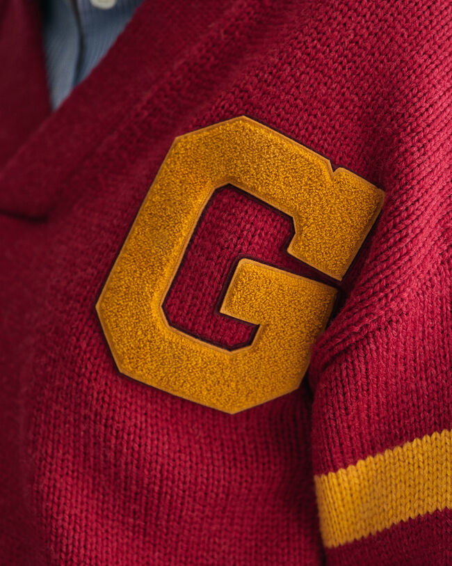 Letterman V-Neck Pullover