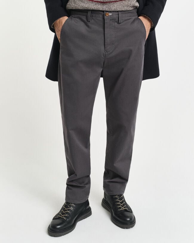 Regular Fit Twill Chinohose