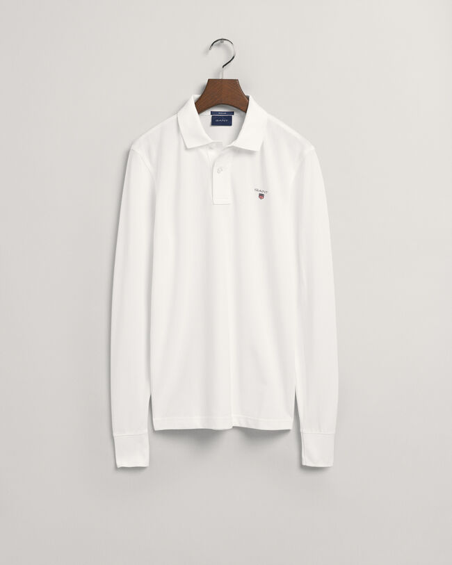 Original Piqu&eacute; Langarm-Poloshirt