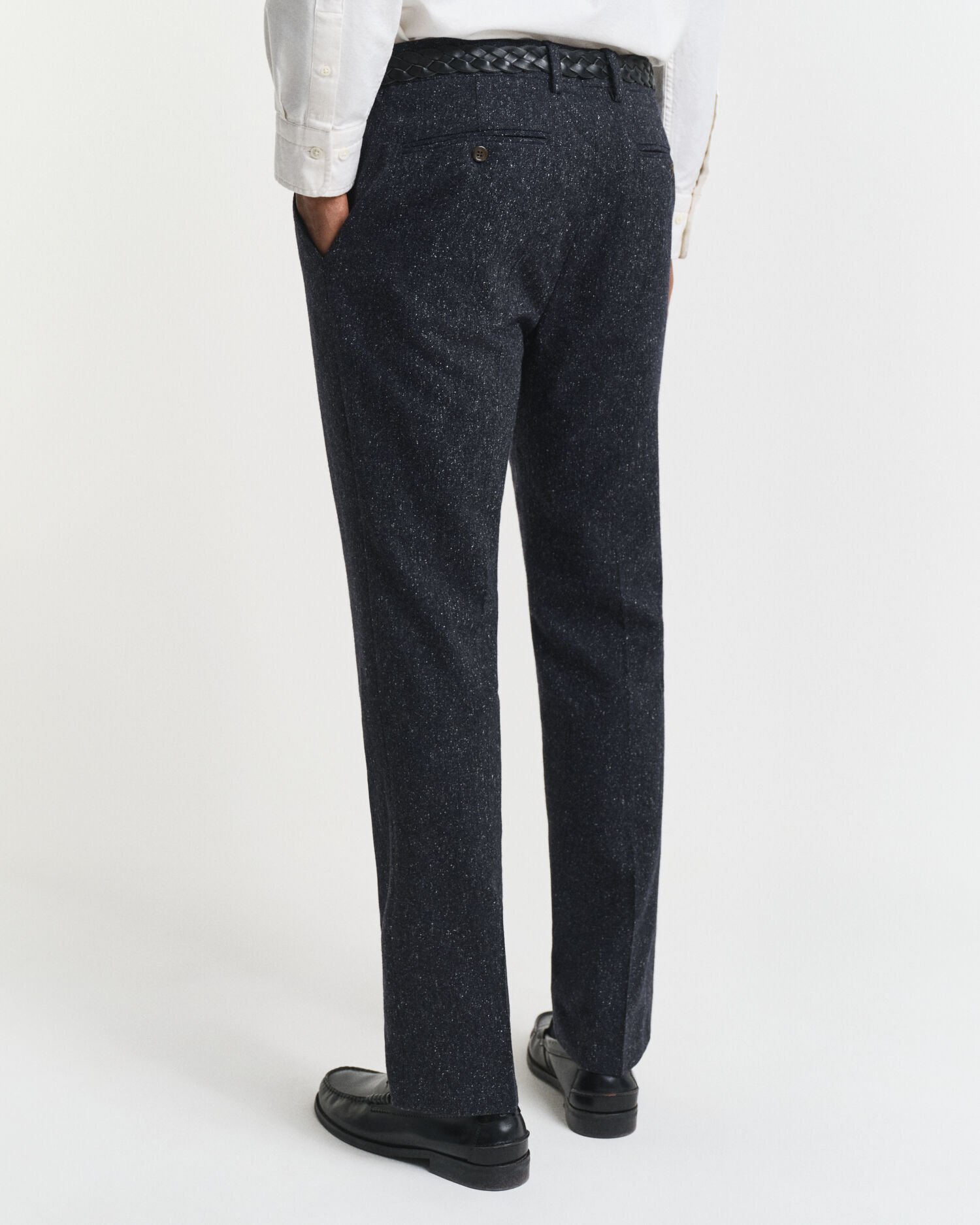 Pantaloni da abito in Donegal slim fit