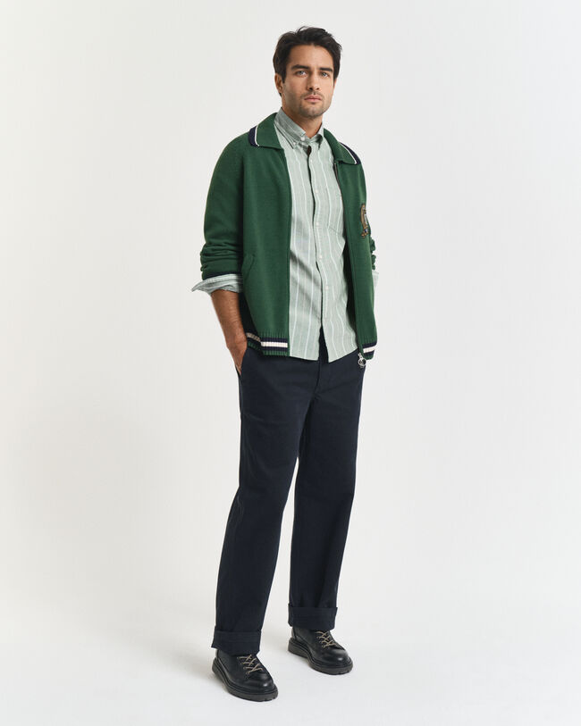 Regular Fit Classic Oxford-Hemd mit Streifen