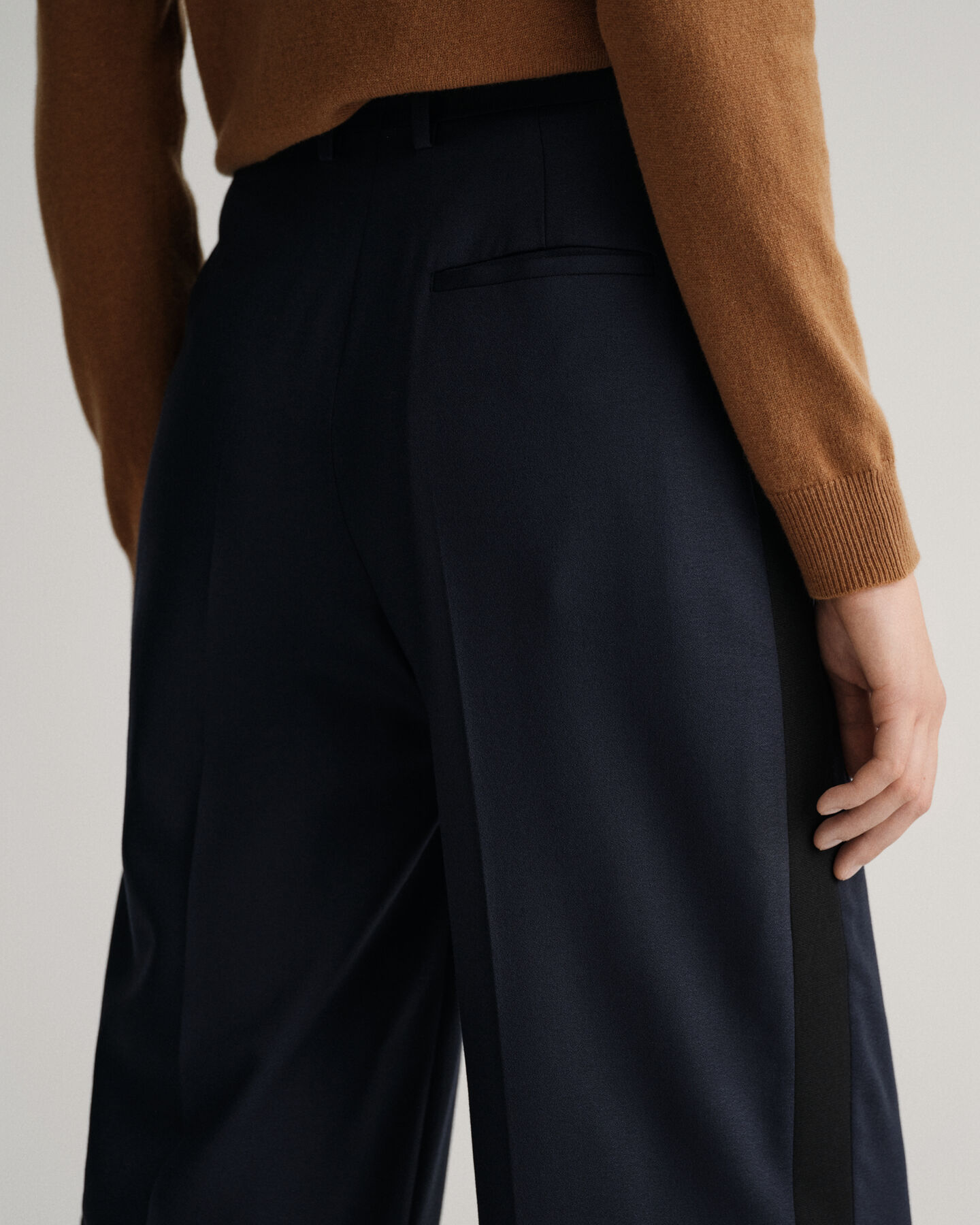 Tuxedo Hose mit hohem Bund