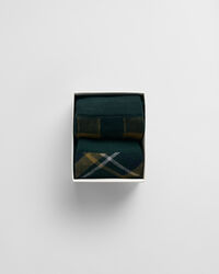 2er-Pack Karierte Socken in Geschenkbox