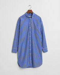 Oversized Hemdblusenkleid mit Streifen