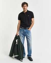 Slim Fit Archive Shield Piqué Poloshirt