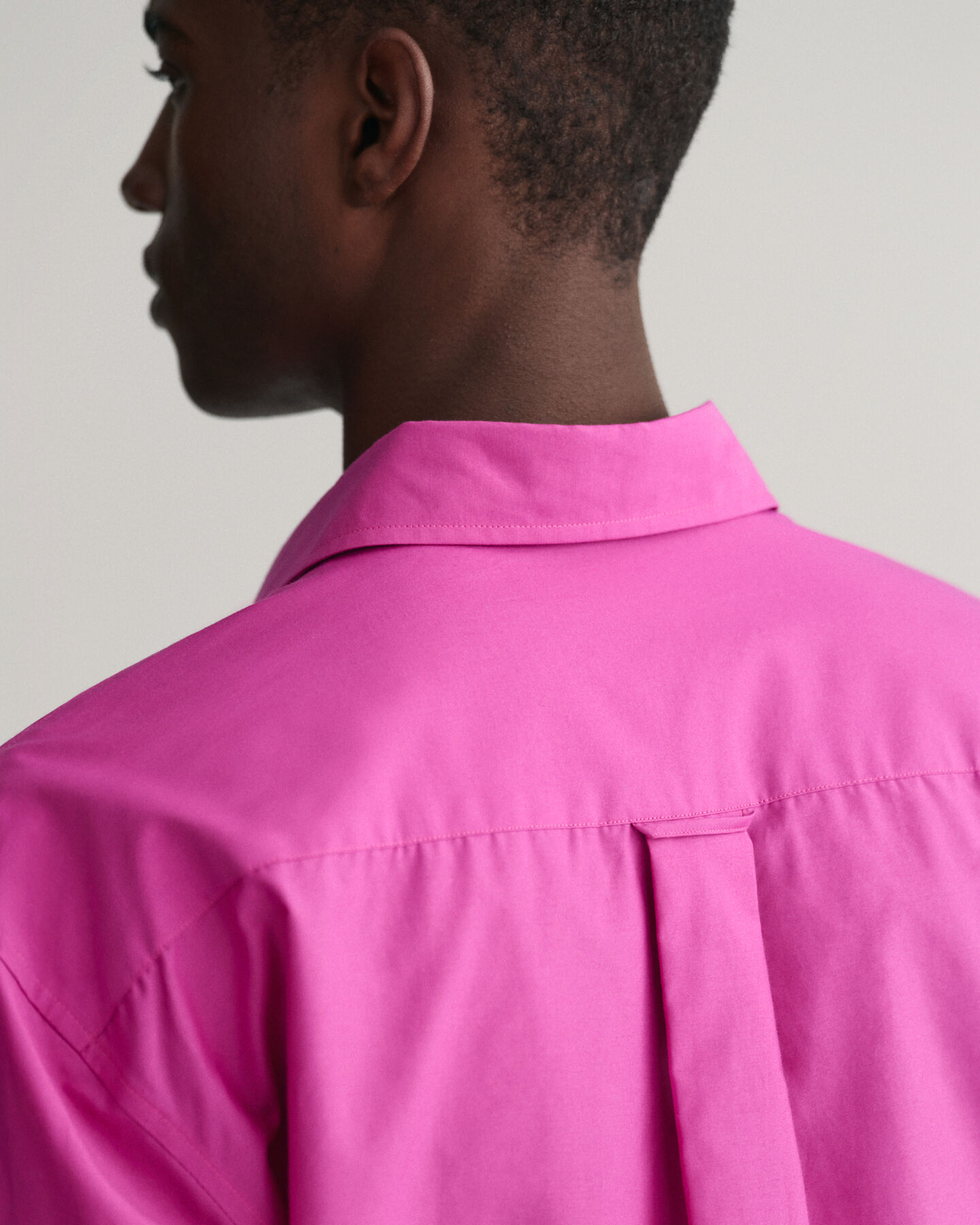 Relaxed Fit Baumwoll Seiden Hemd