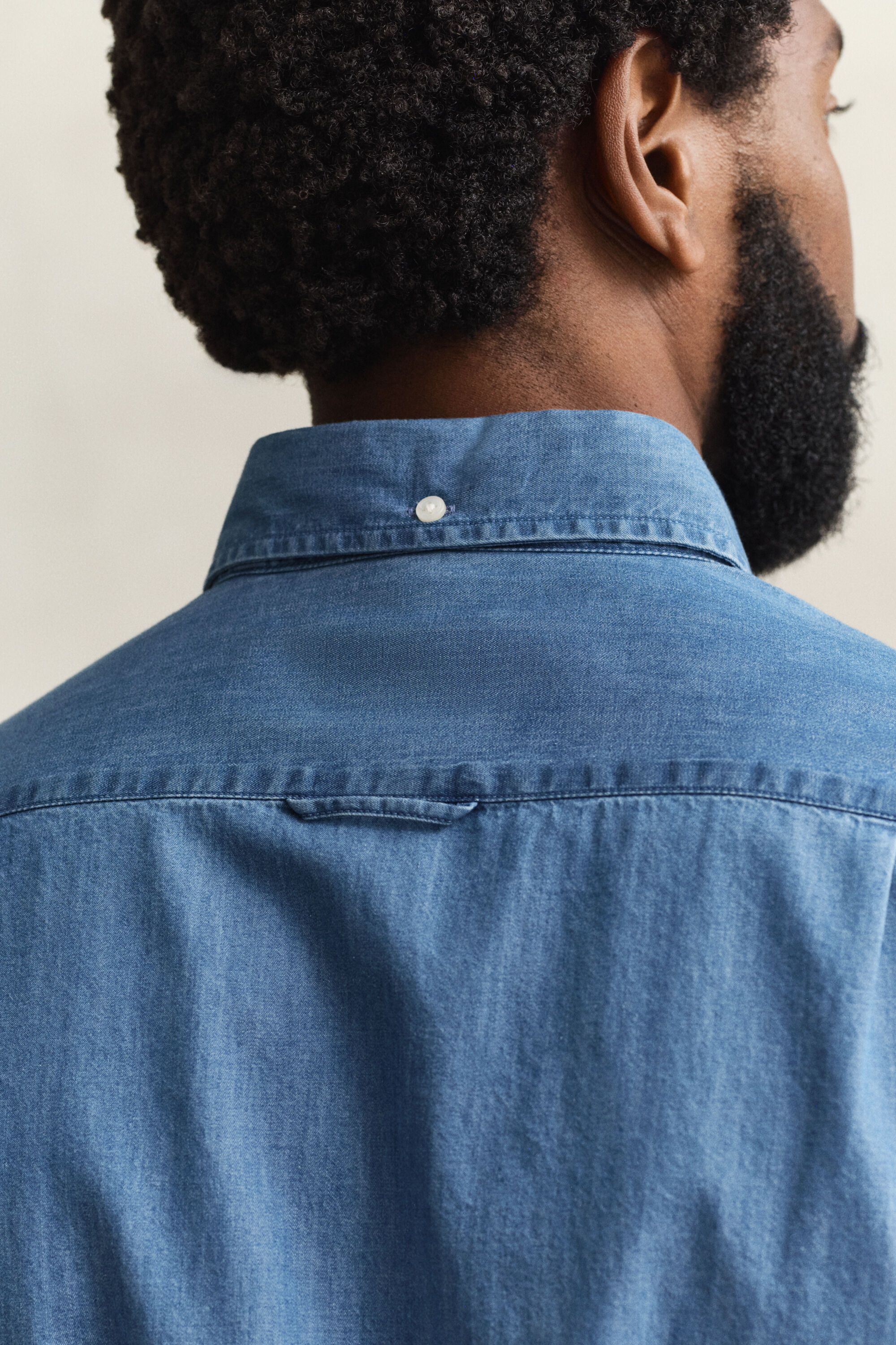 Camicia indaco slim fit