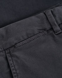 Slim Fit Dobby Chinohose mit Struktur