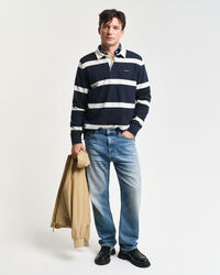 Heavy Rugger mit garngefärbten Streifen