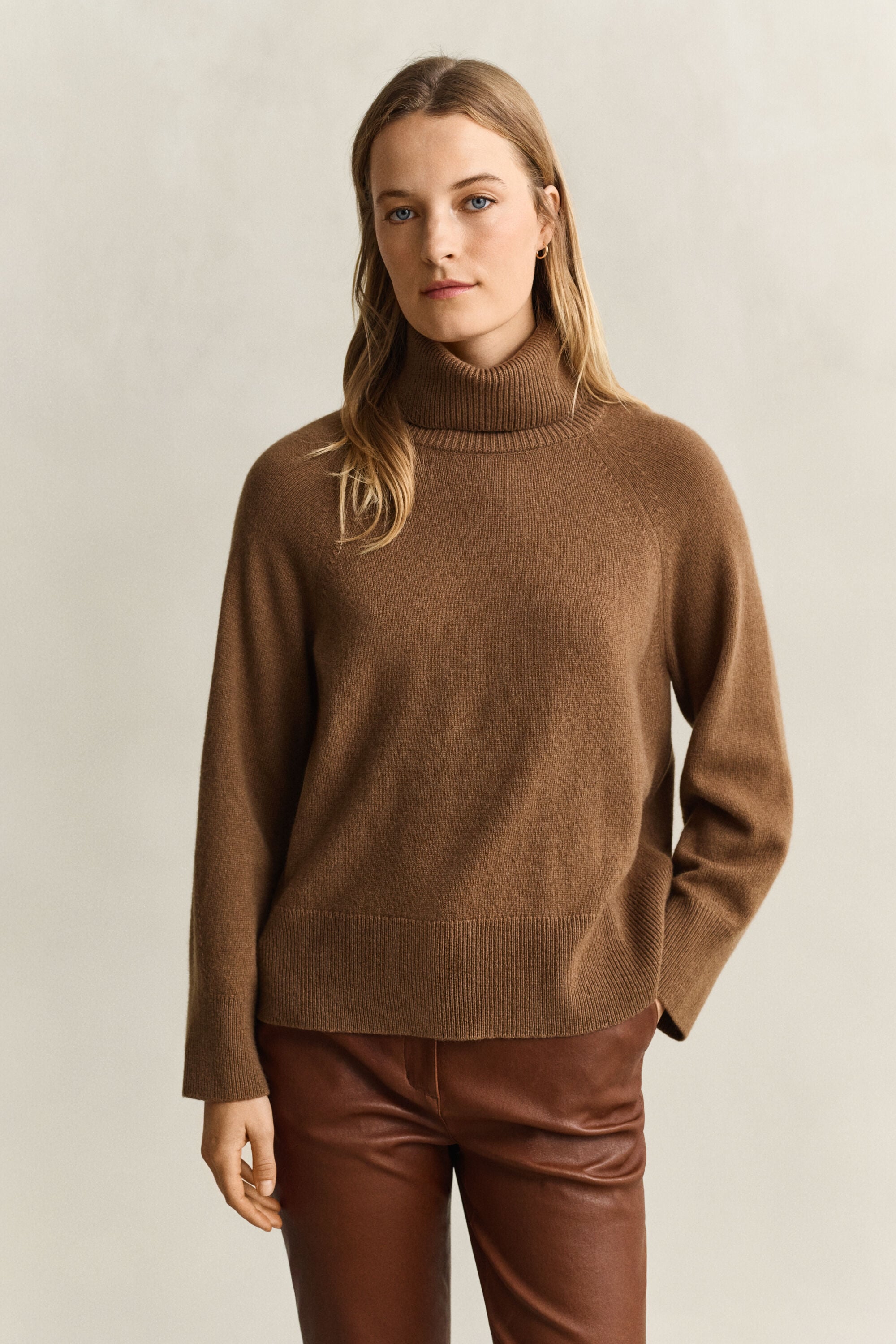 Rollkragenpullover aus Wolle und Kaschmir