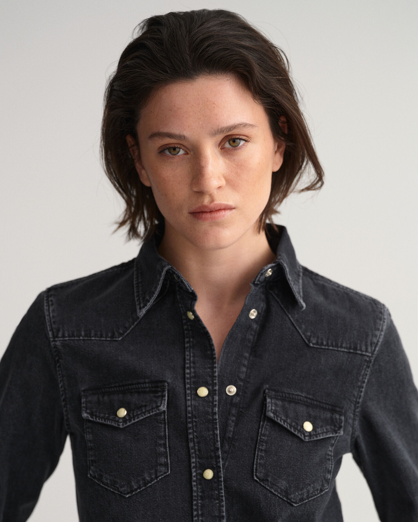 Regular Fit Jeansbluse