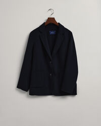 Handgenähter Blazer in gerader Form