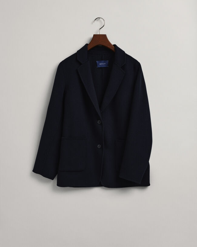 Handgenähter Blazer in gerader Form