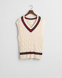 Zopfstrick Pullunder