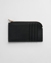 Kartenetui aus Leder mit Reißverschluss