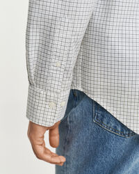 Regular Fit Classic Popeline Hemd mit Karomuster