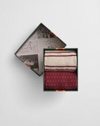 2er-Pack Socken Streifen & Minipunkte in Geschenkbox