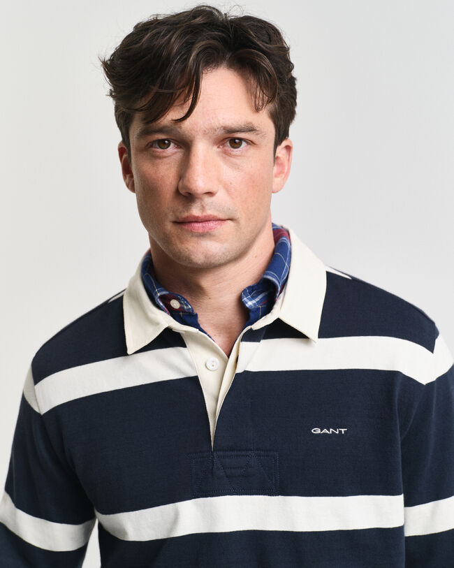 Heavy Rugger mit garngefärbten Streifen