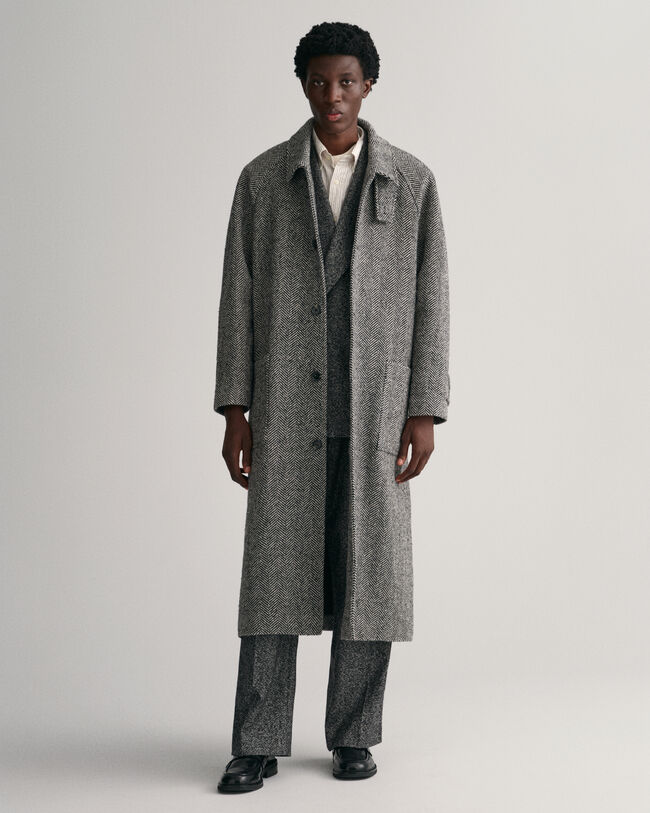 Balmacaan Wollmantel