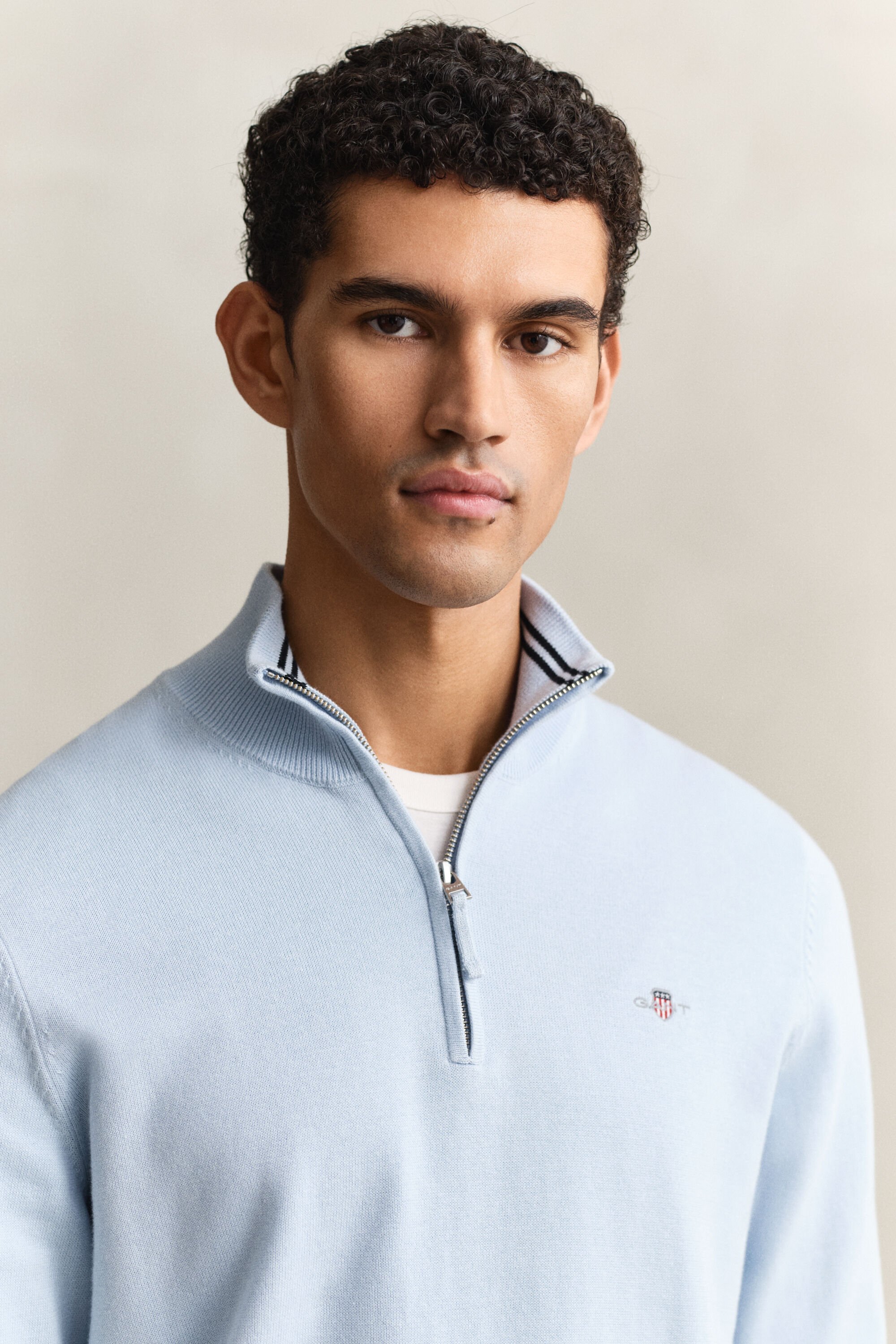 Classic Cotton Half-Zip Sweater