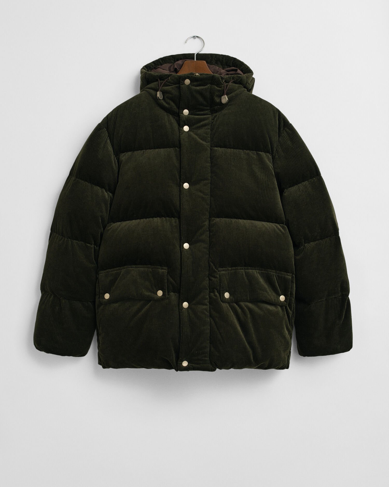 Corduroy Down Puffer Jacket