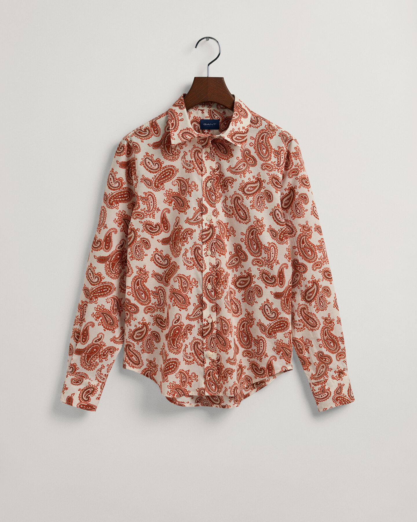 Regular Fit Paisley Bluse aus Baumwoll-Voile