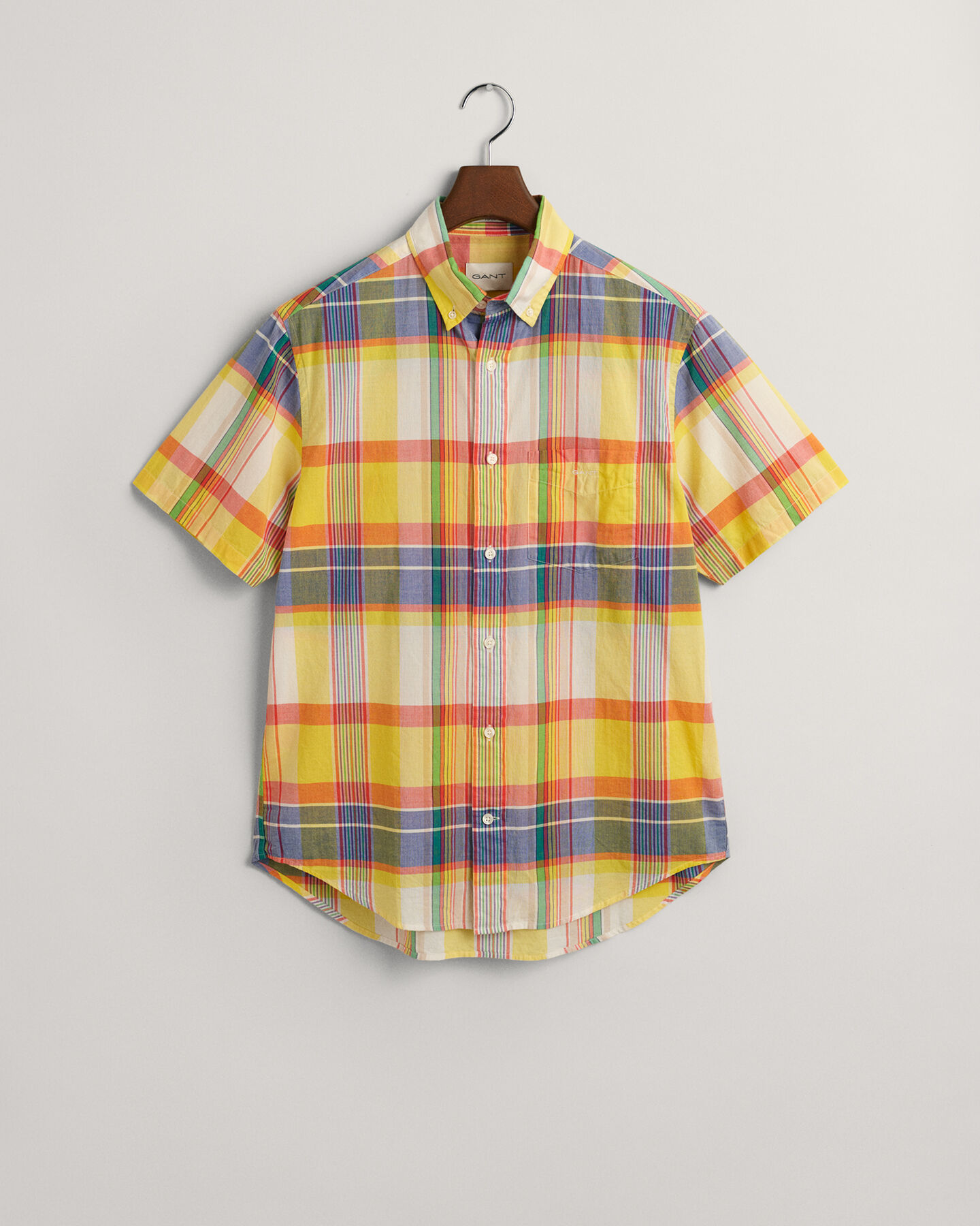 Regular Fit Madras Kurzarmhemd