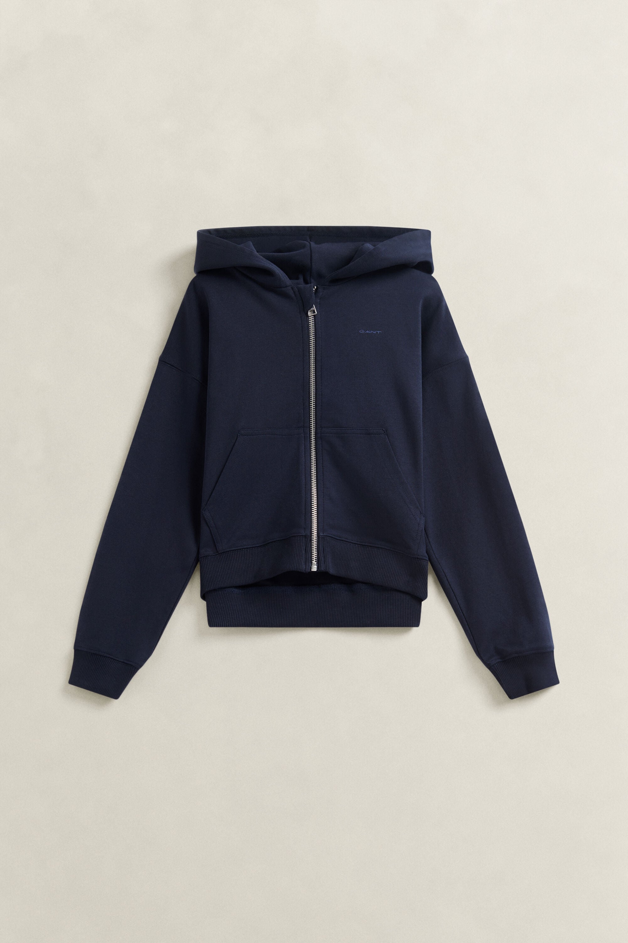 Teen Girls Cropped Zip Hoodie