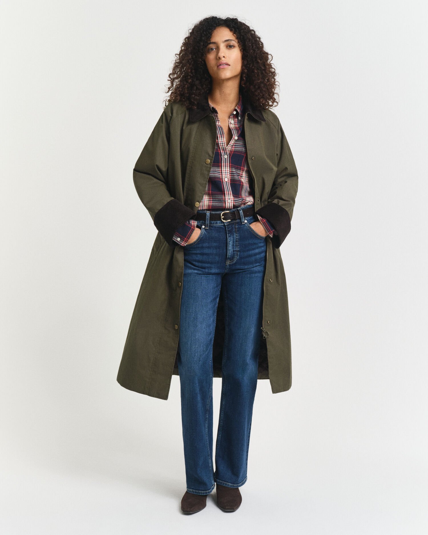 Caban en coton ciré