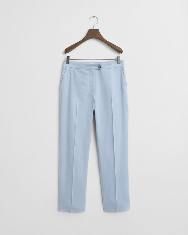 Formelle Hose aus Stretch-Leinen