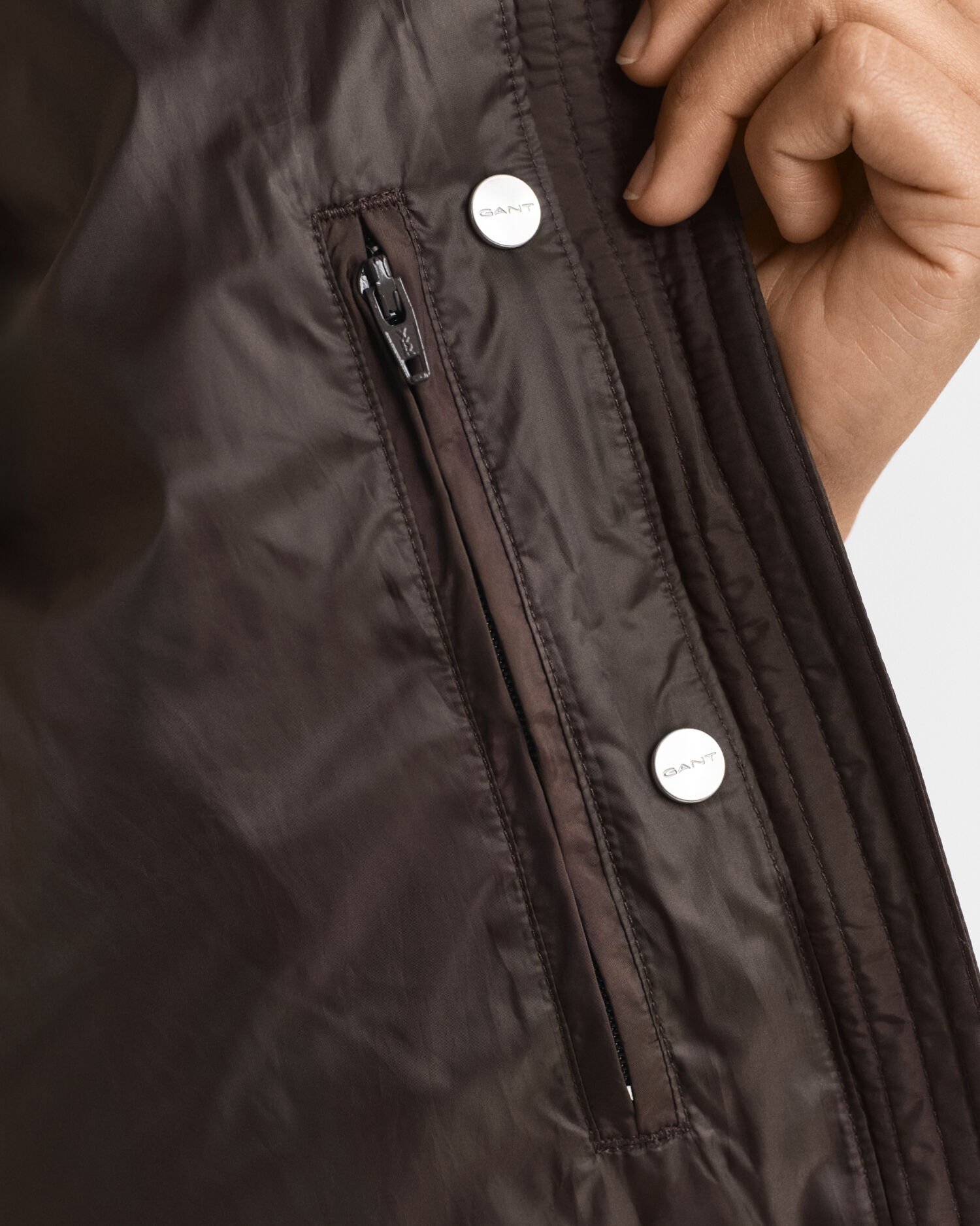 Doudoune sans manches légère en duvet