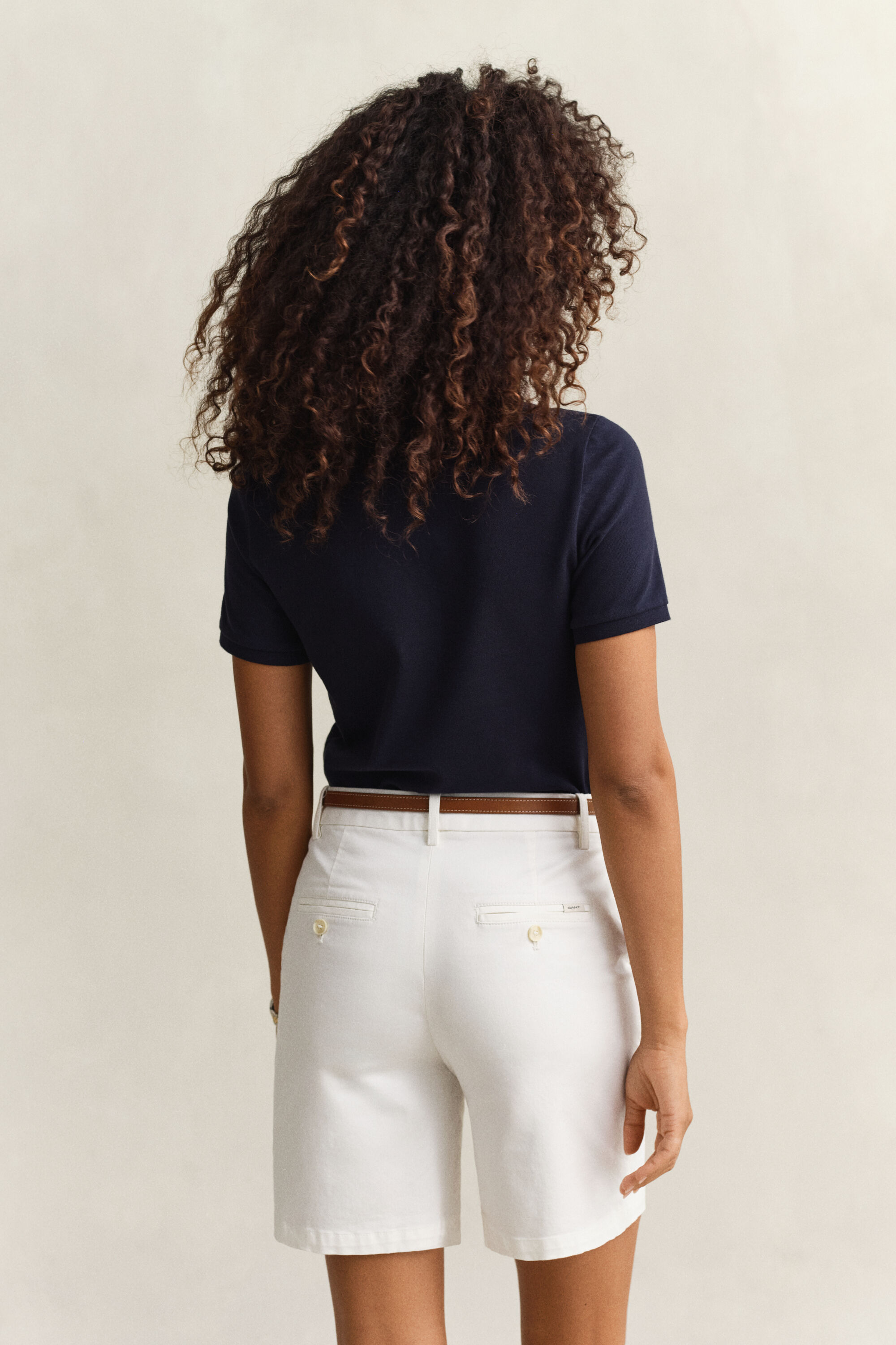 Polo en coton piqué contrastant