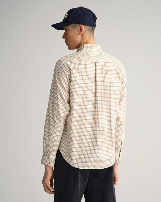 Regular Fit Window Check Twillhemd