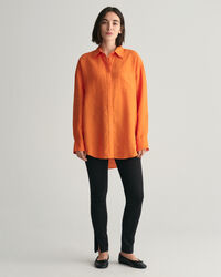 Oversized Leinen Bluse