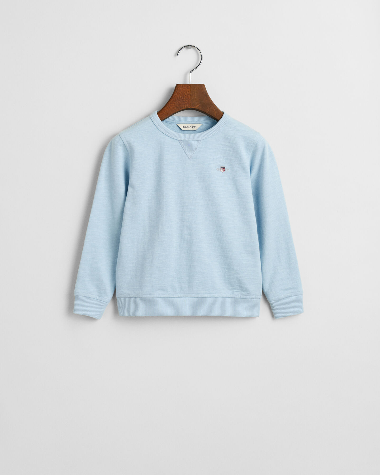 Kids Shield Rundhals-Sweatshirt aus Baumwoll-Flammgarn