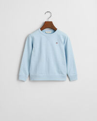 Kids Shield Rundhals-Sweatshirt aus Baumwoll-Flammgarn