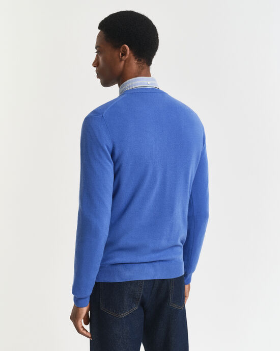 Superfine Lambswool V-Neck Pullover