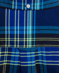 Geb&uuml;rstetes Regular Fit Oxford-Hemd mit leuchtendem Tartan-Muster